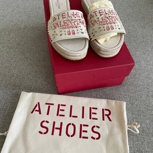 Brand new authentic Valentino Atelier espadrilles!